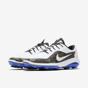 Nike React Vapor 2 - Férfi Golf Cipő - Fehér/Fehér/Fekete/Metal Szürke